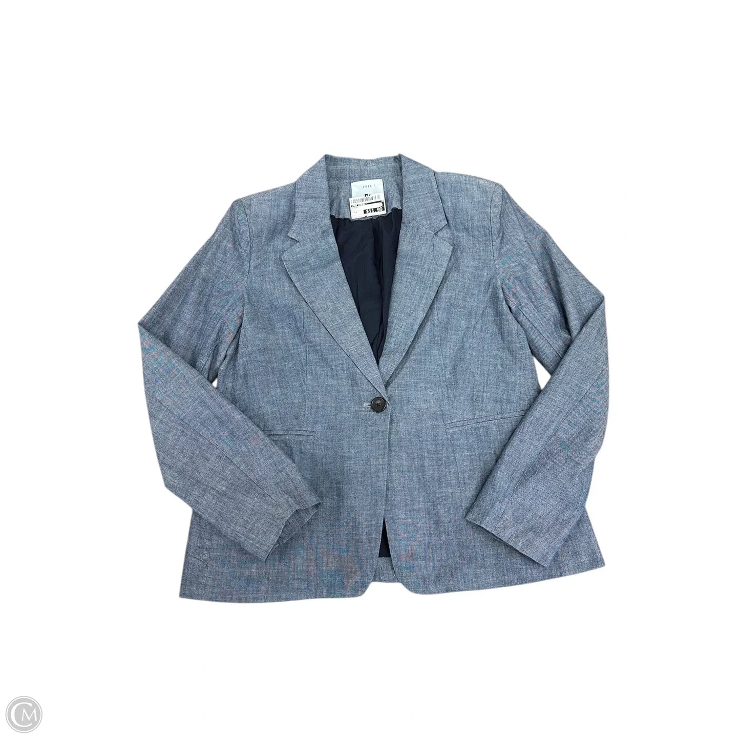 Blazer By Free Assembly In Blue, Size: S