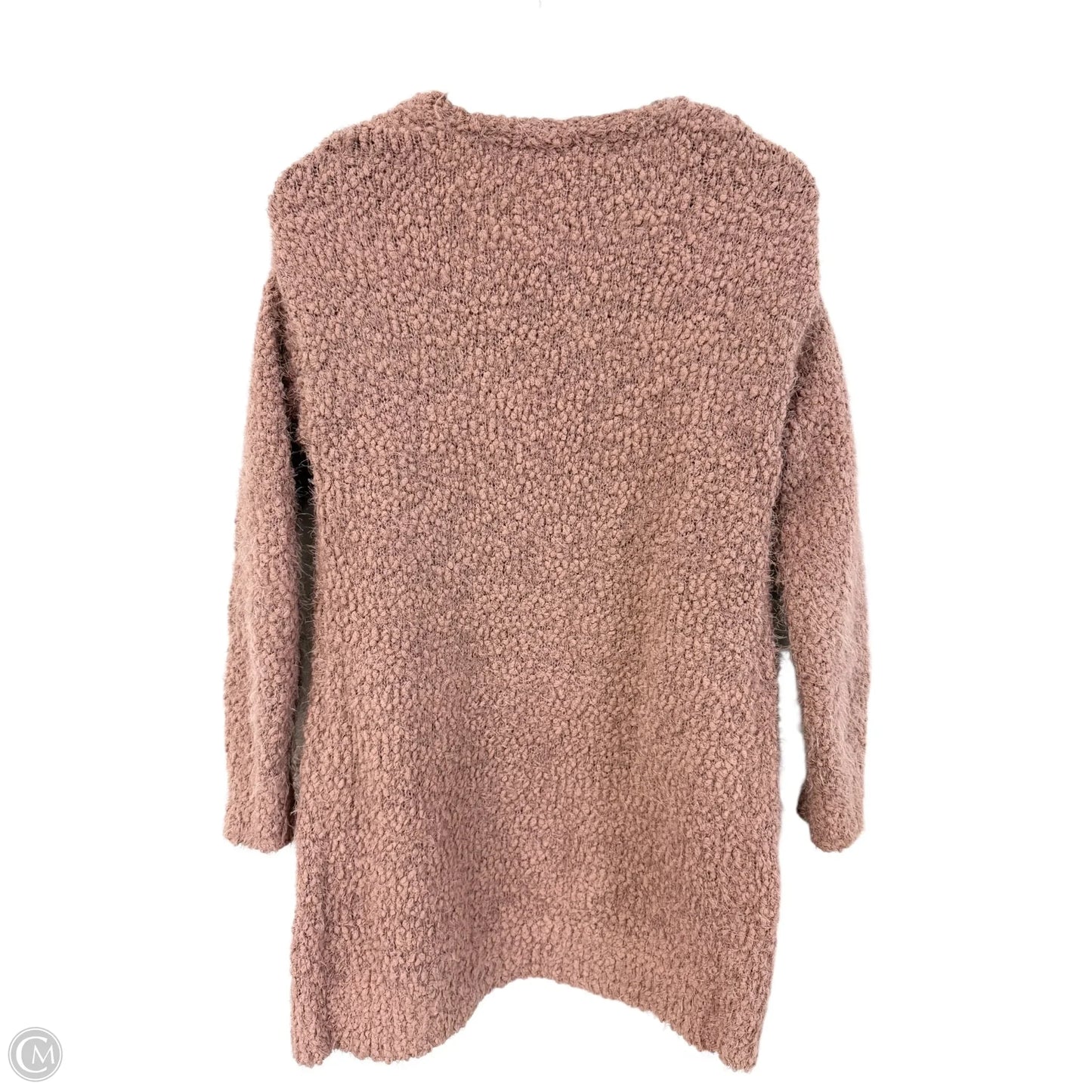 Sweater Cardigan By Love Tree In Mauve, Size: S