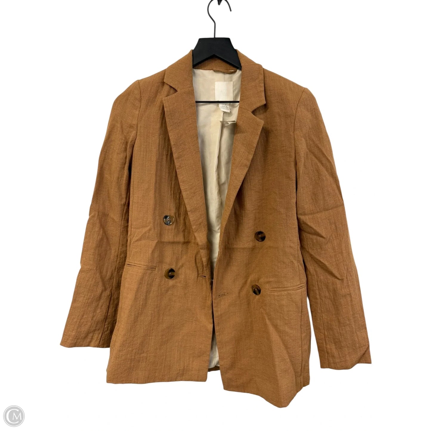Blazer By H&m In Tan, Size: Xs