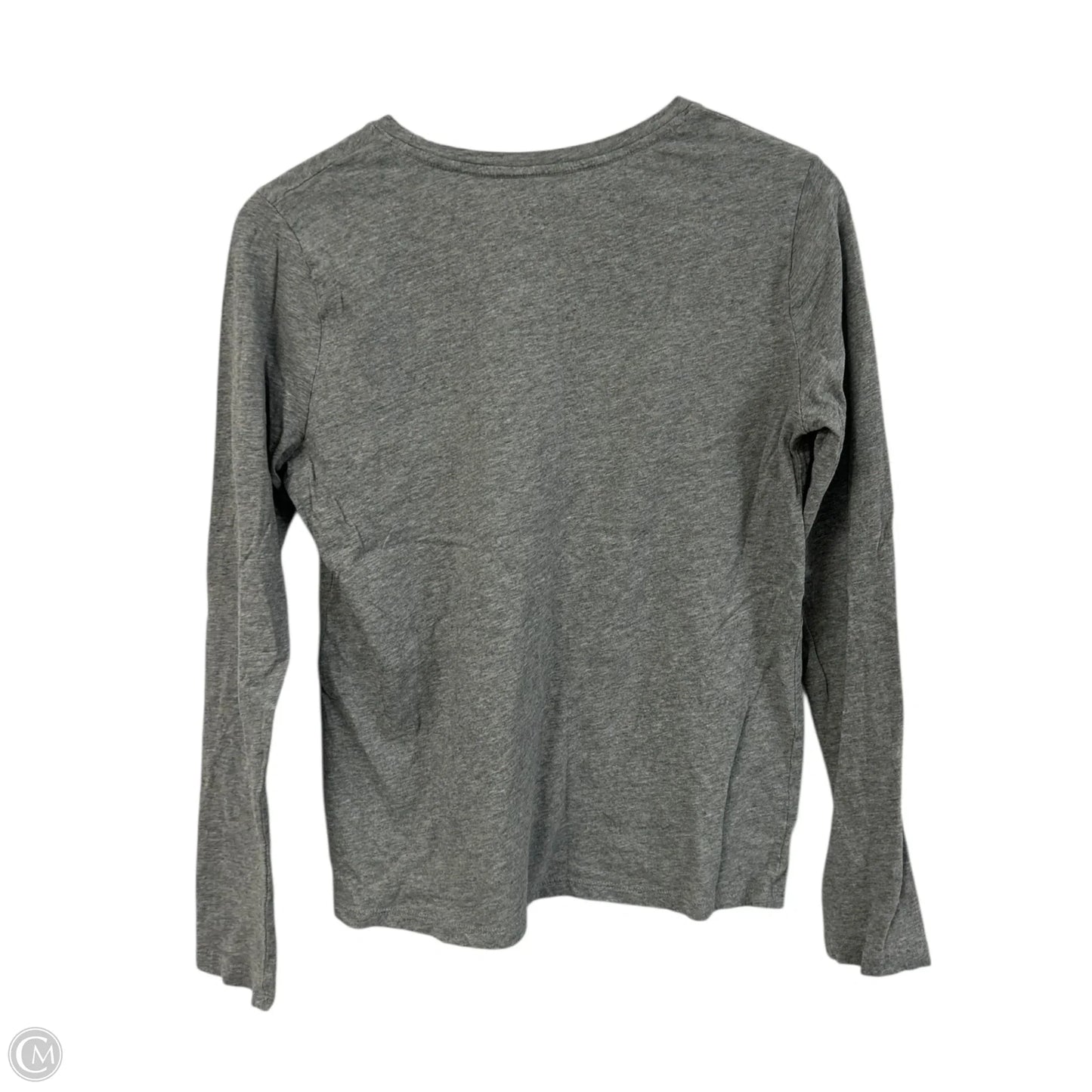 Top Long Sleeve Basic By Time And Tru In Grey, Size: M