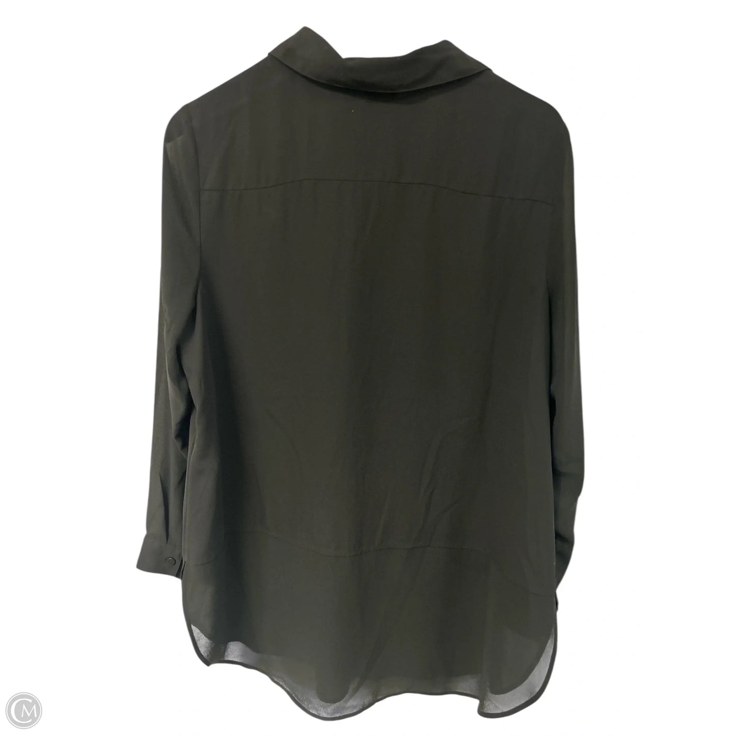 Blouse Long Sleeve By Chicos In Black, Size: M