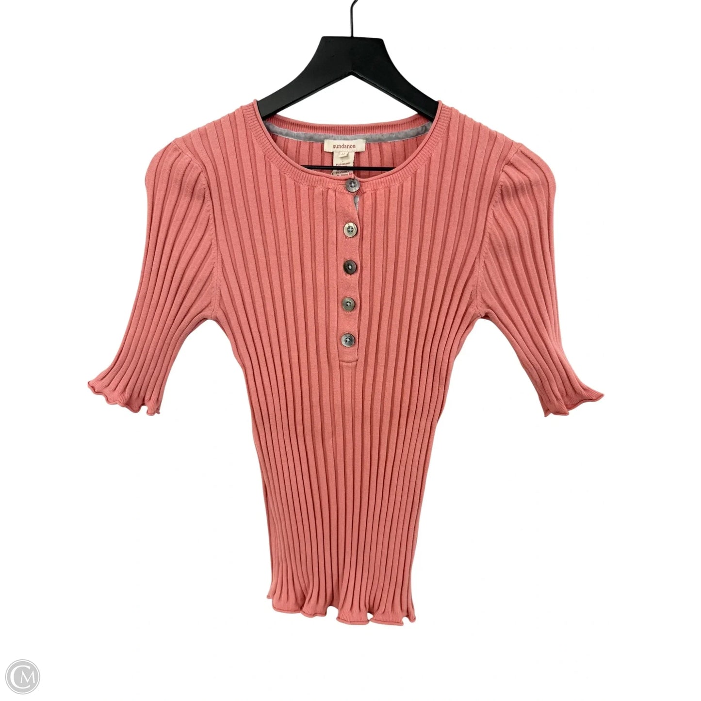 Top Short Sleeve By Sundance In Pink, Size: M