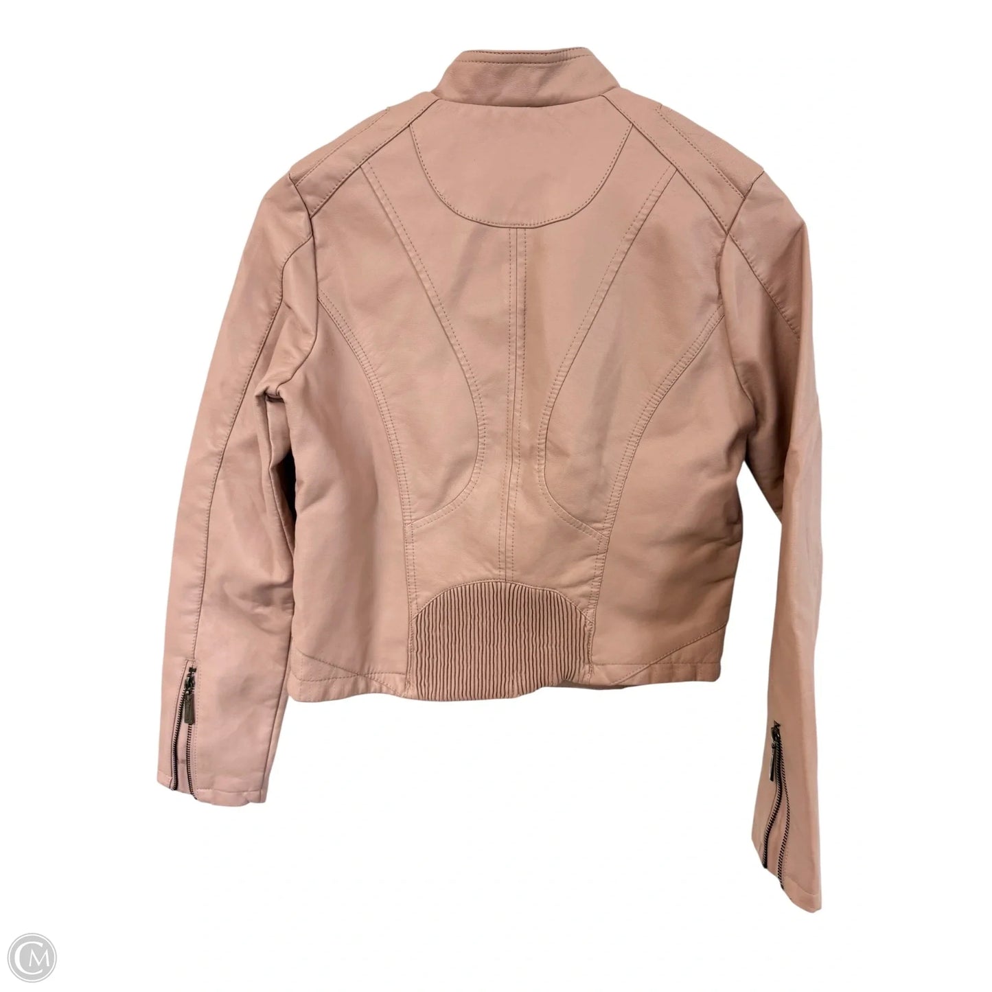 Jacket Moto By Jou Jou In Pink, Size: S