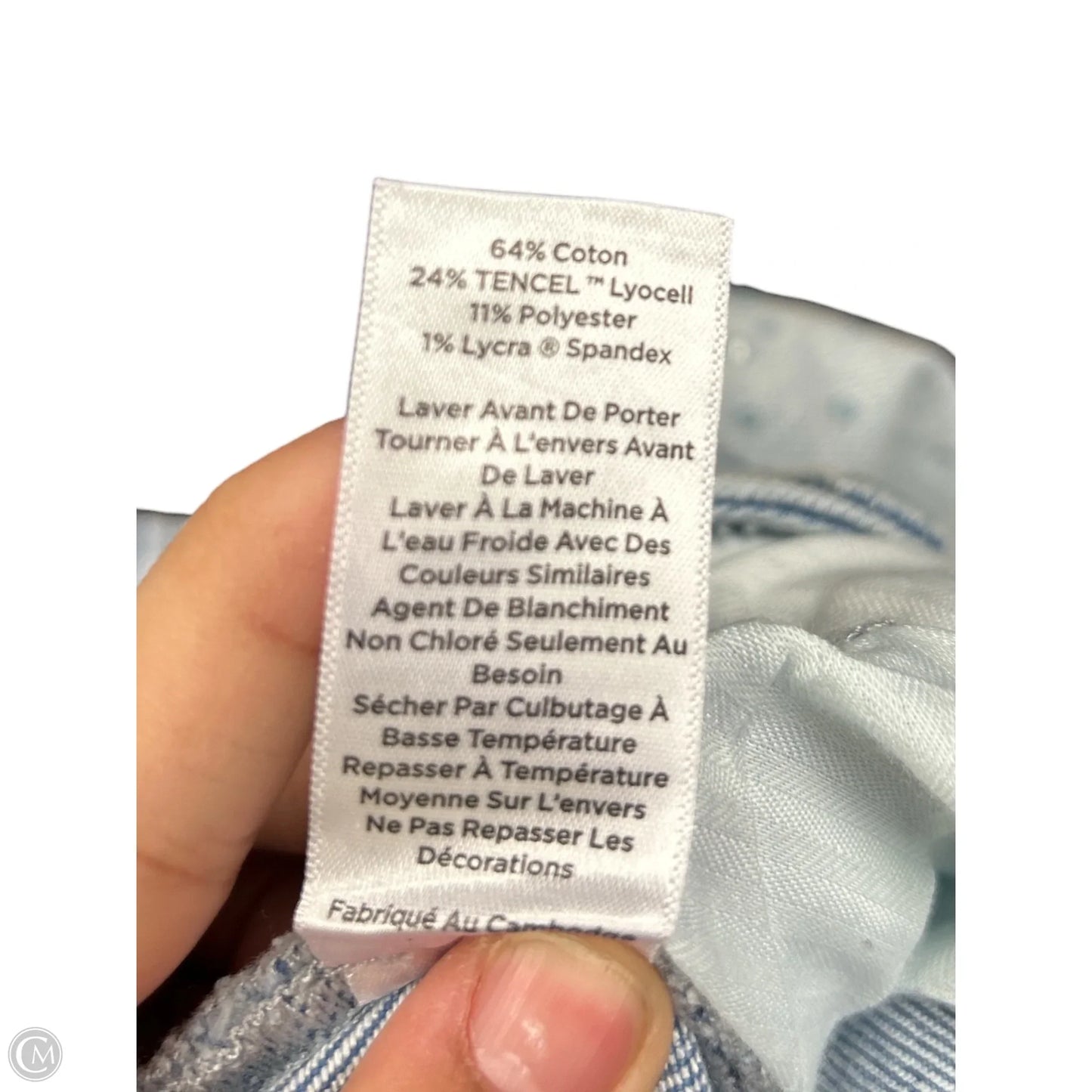 Jeans Straight By Talbots In Blue Denim, Size: 6