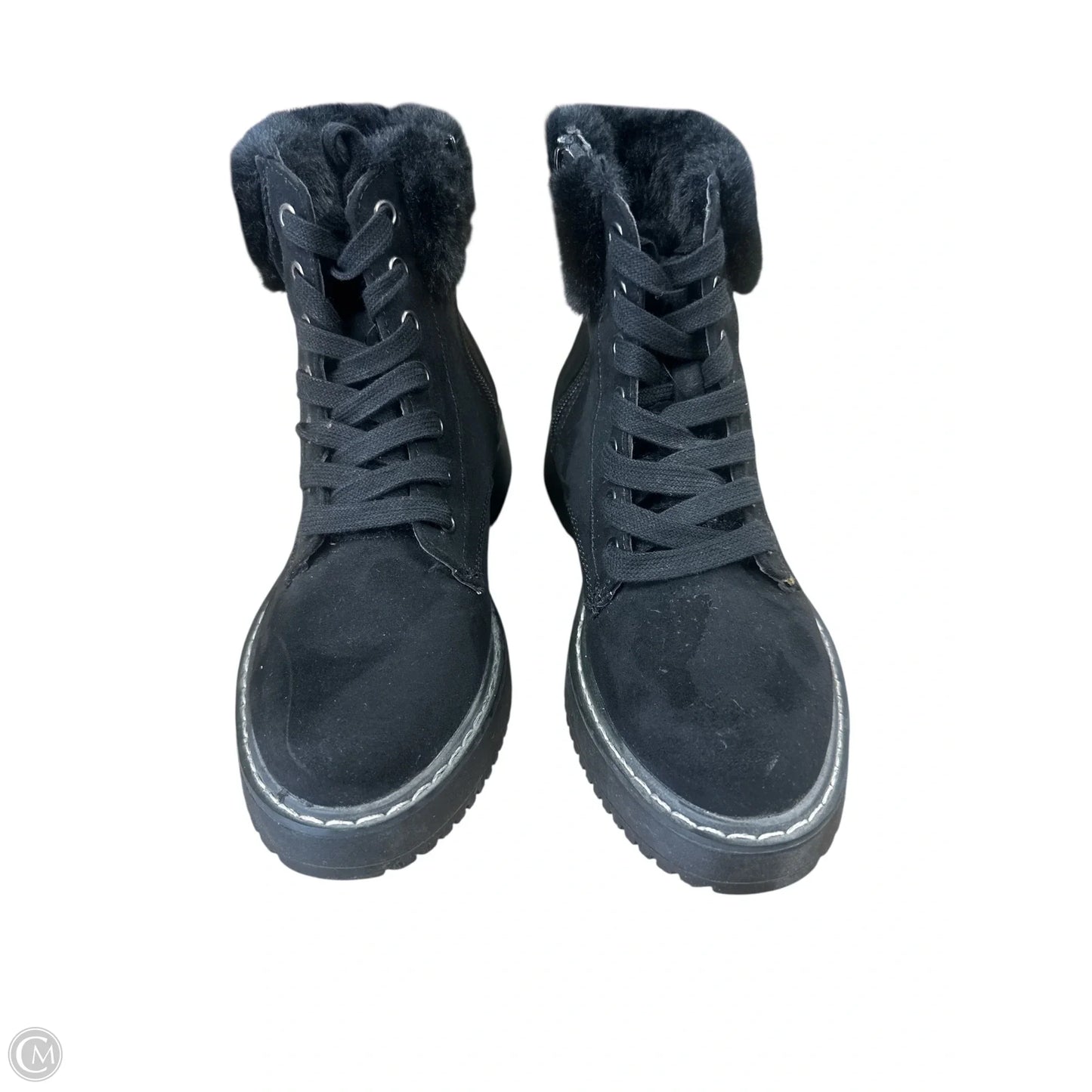 Boots Ankle Flats By Madden Girl In Black, Size: 6