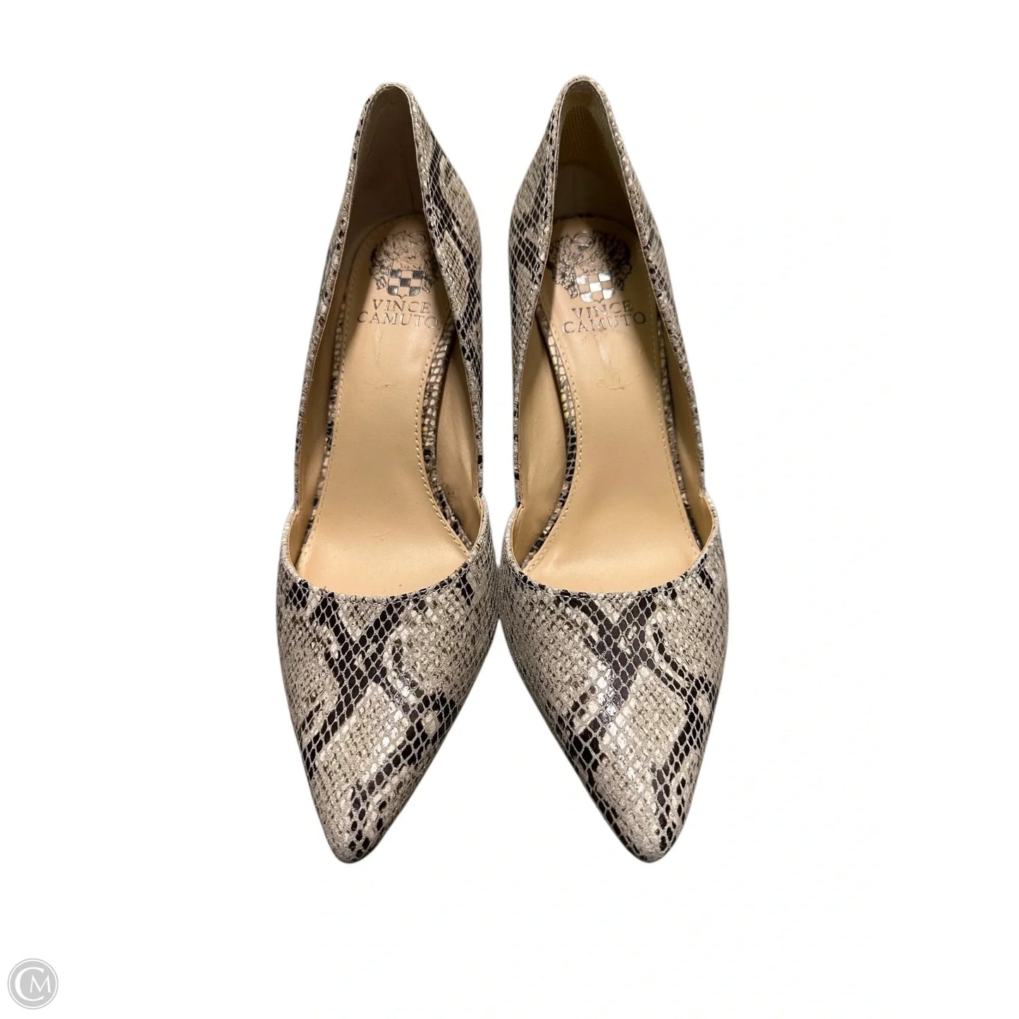 Shoes Heels Stiletto By Vince Camuto In Snakeskin Print, Size: 6.5