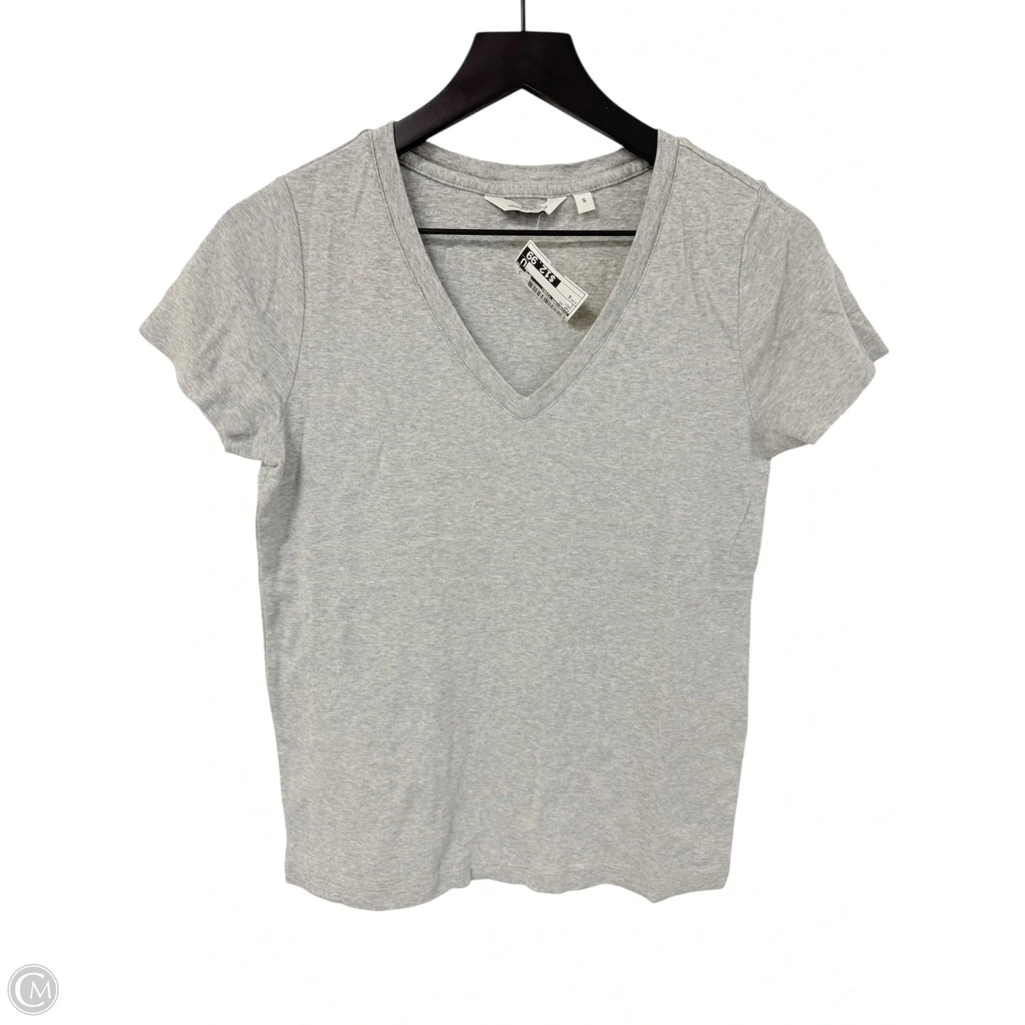 Top Short Sleeve By Vineyard Vines In Grey, Size: S