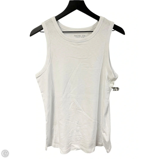 Top Sleeveless Basic By Rachel Zoe In White, Size: Xl