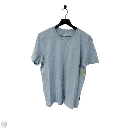 Top Short Sleeve Basic By Calvin Klein In Blue, Size: M