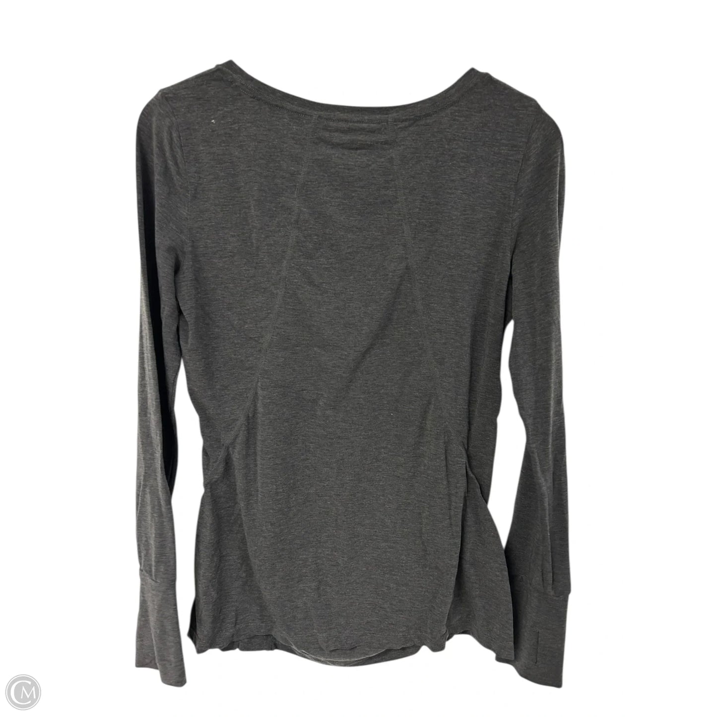 Athletic Top Long Sleeve Crewneck By Gapfit In Grey, Size: M