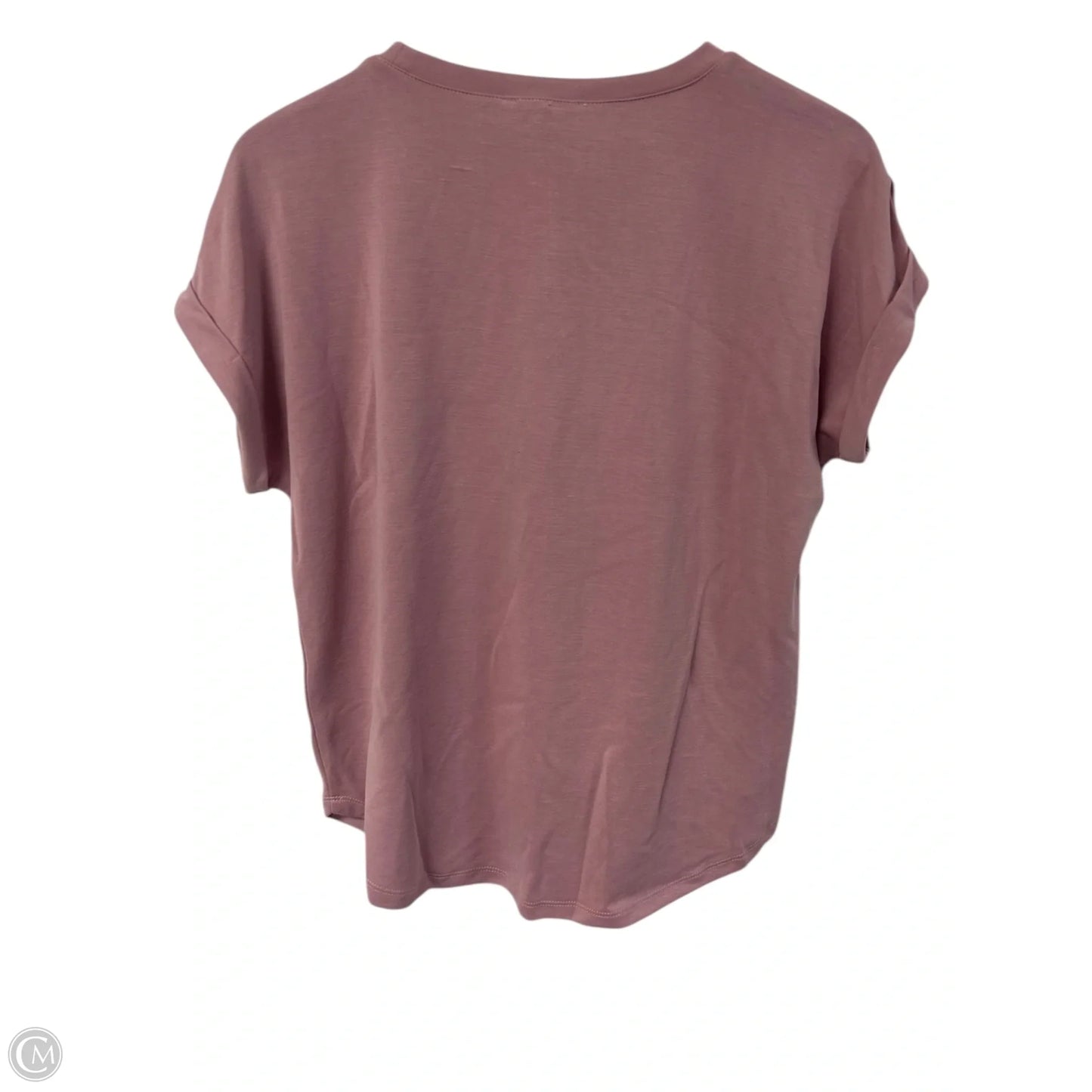 Top Short Sleeve By Cable And Gauge In Pink, Size: M