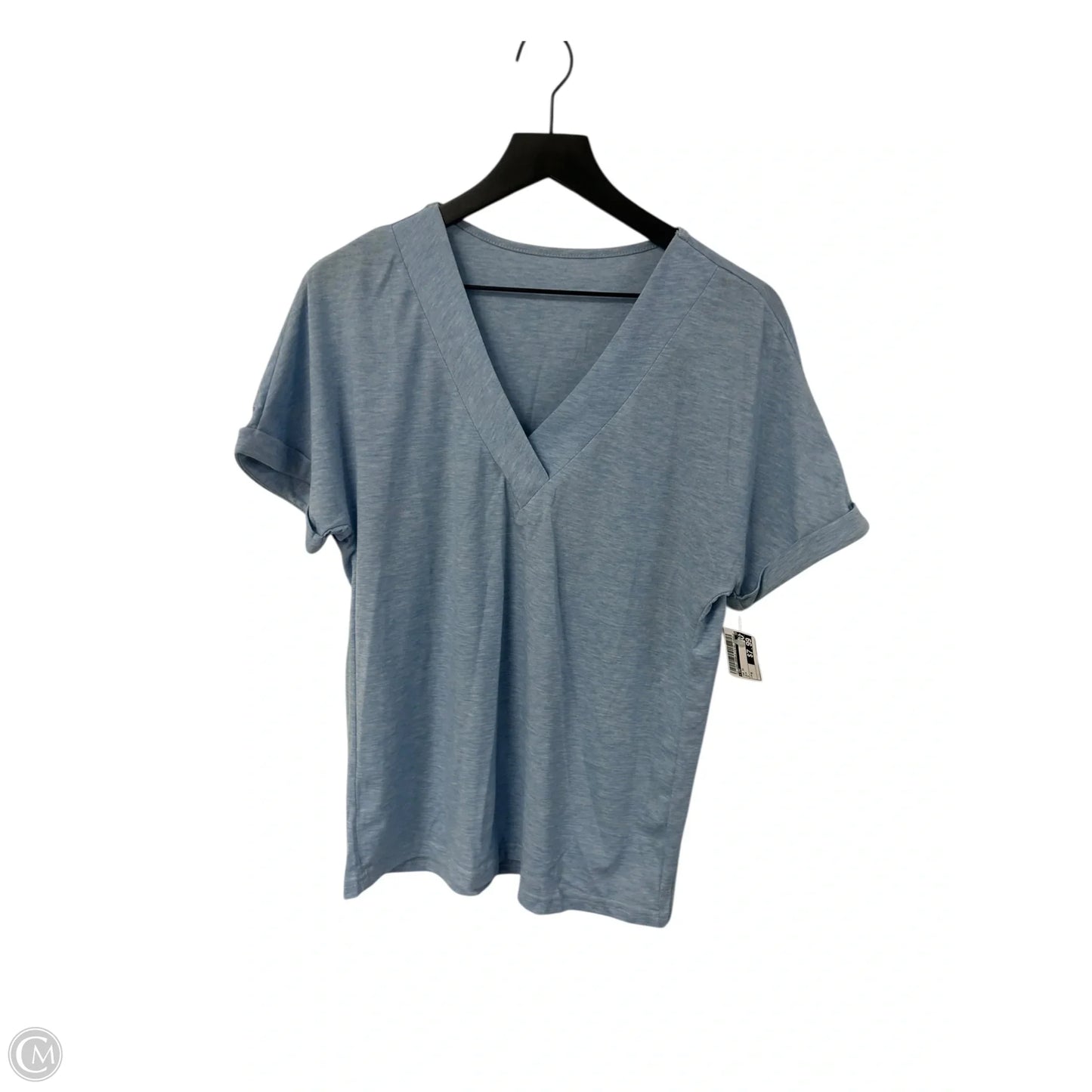 Top Short Sleeve By Cmf In Blue, Size: M