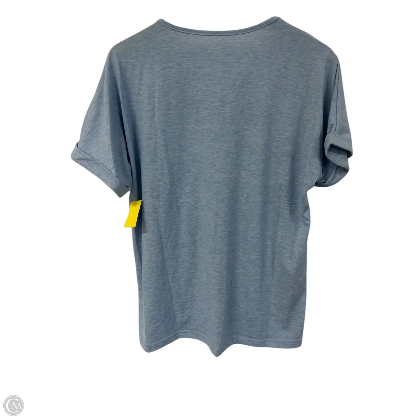 Top Short Sleeve By Cmf In Blue, Size: M