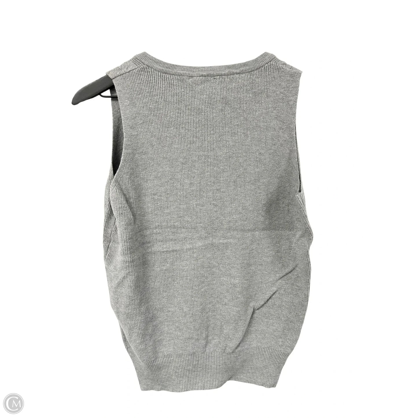 Vest Sweater By Vila Milano In Grey, Size: L