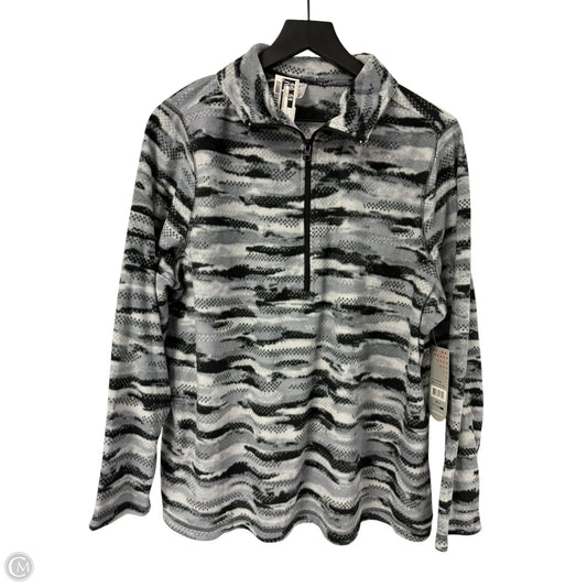 Athletic Sweatshirt Collar By Exertek In Grey, Size: 1x