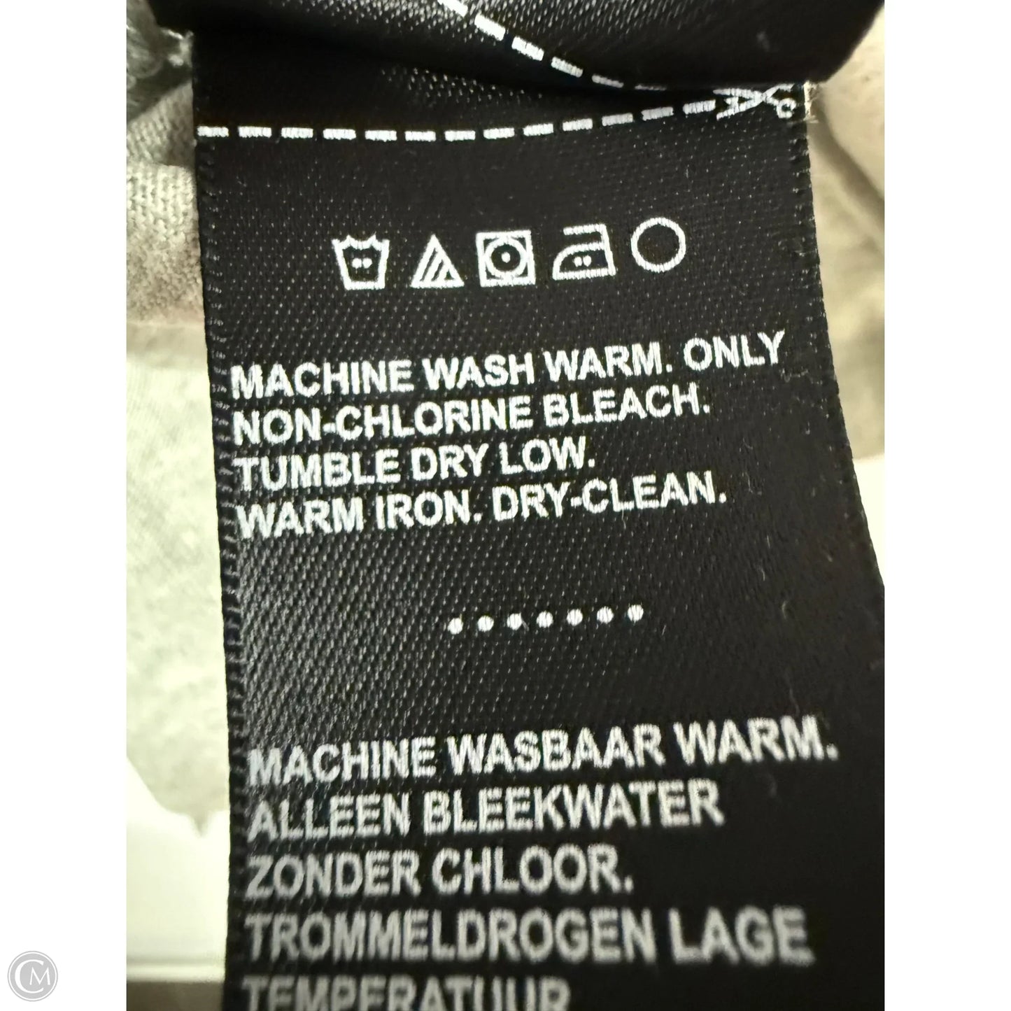 Top Short Sleeve By Harley Davidson In Grey & Yellow, Size: 2x