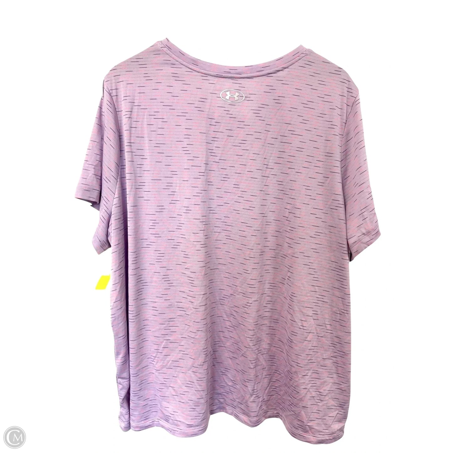 Athletic Top Short Sleeve By Under Armour In Purple, Size: 3x