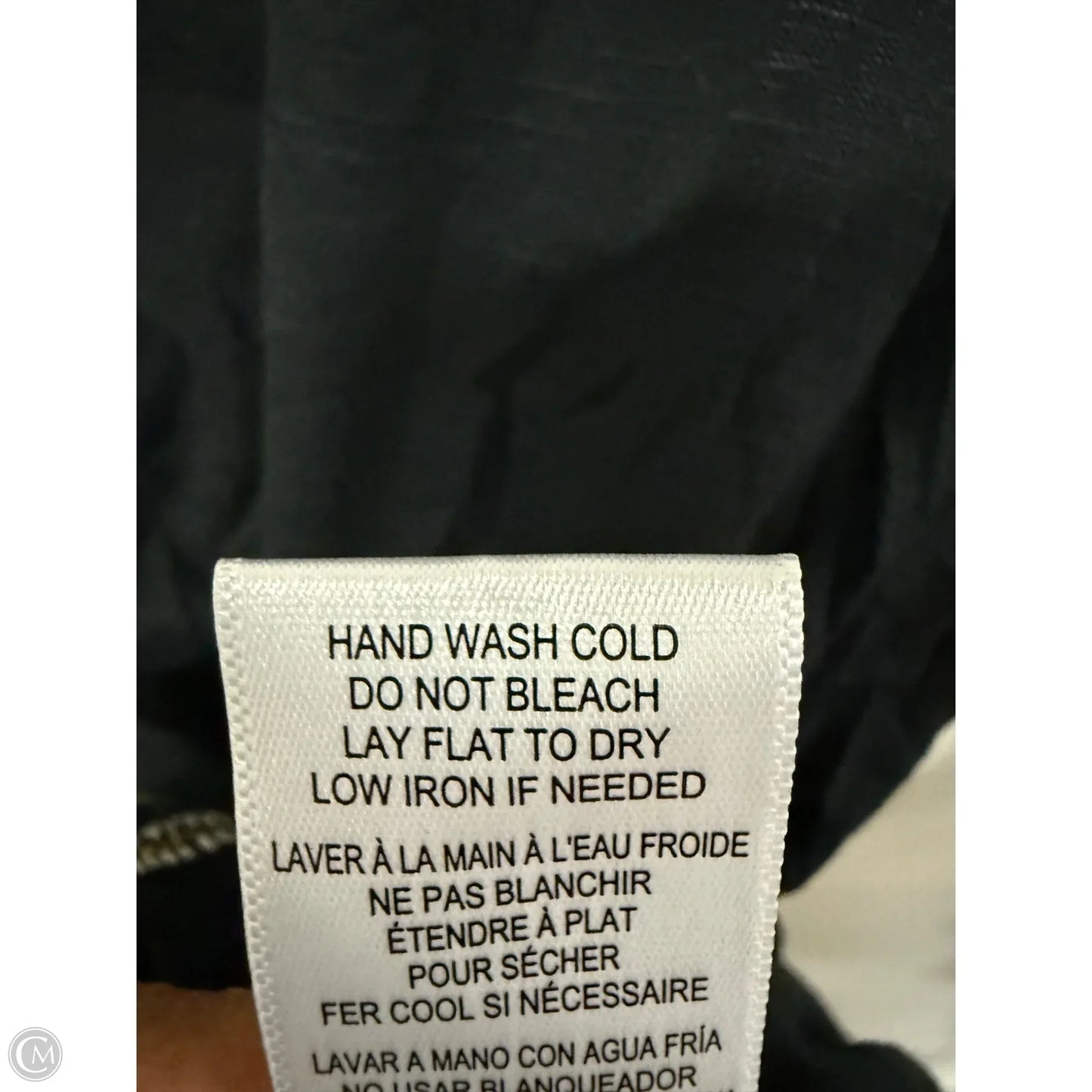 Top Short Sleeve By Bobeau In Black, Size: 1x