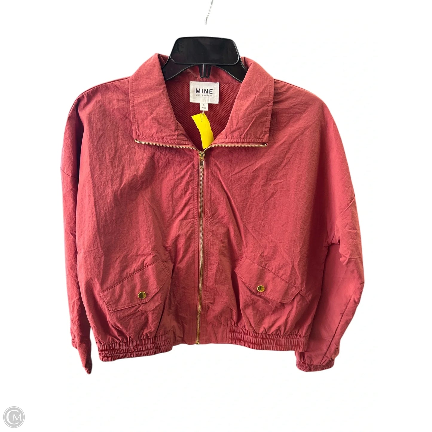 Jacket Windbreaker By Mine In Red, Size: L