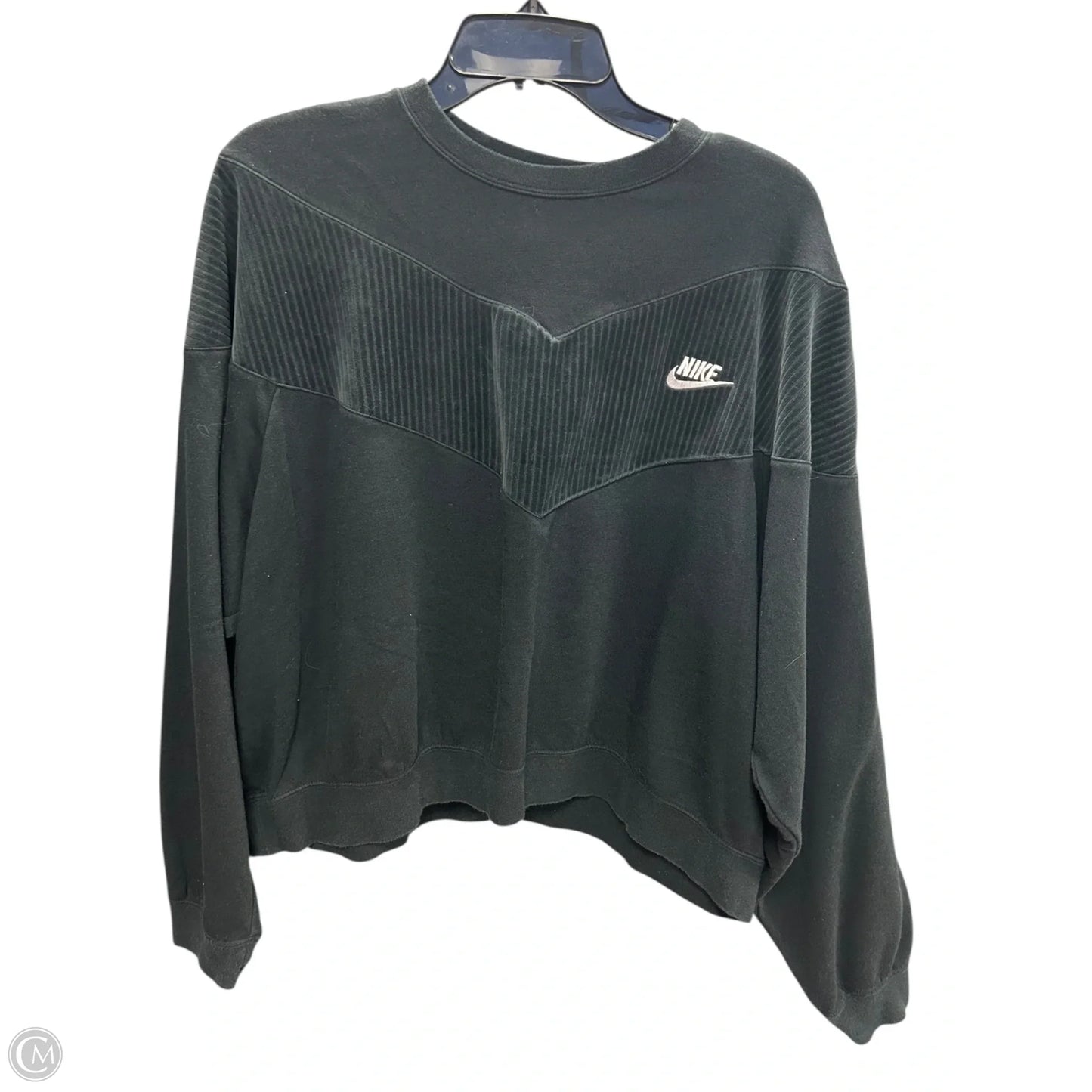 Sweatshirt Crewneck By Nike In Black, Size: Xl