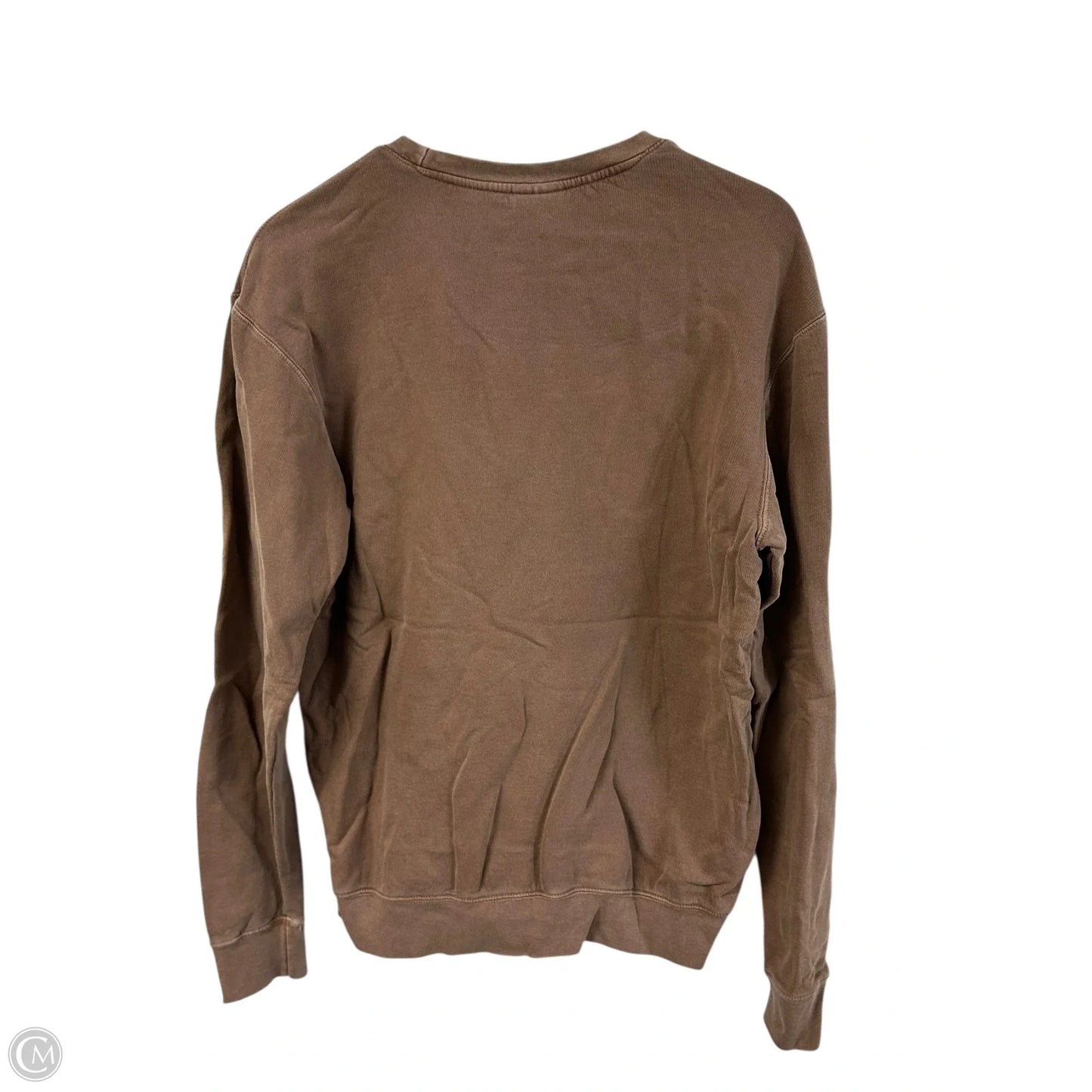 Sweatshirt Crewneck By Comfort Colors In Brown, Size: S