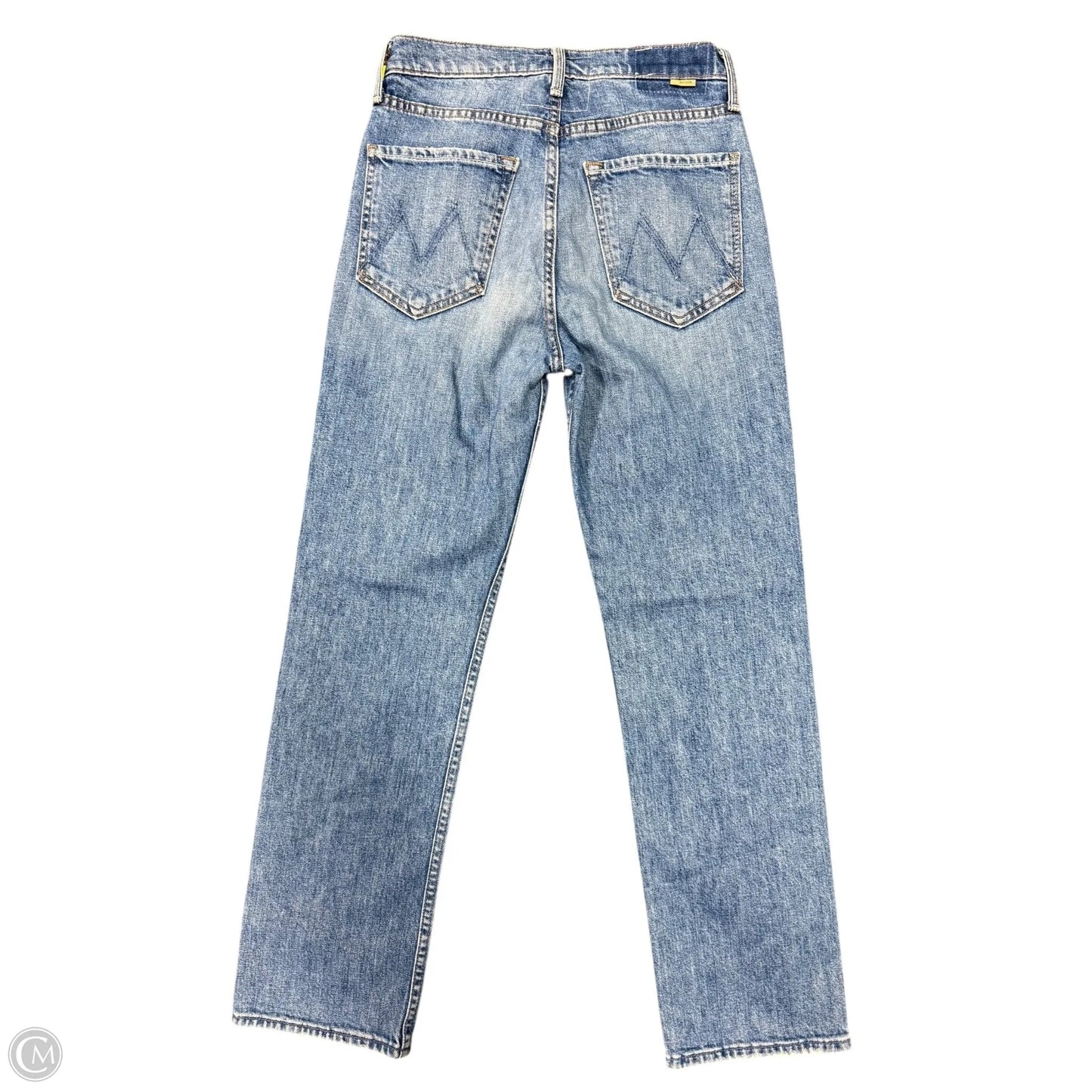 Jeans Straight By Mother In Blue Denim, Size: 2