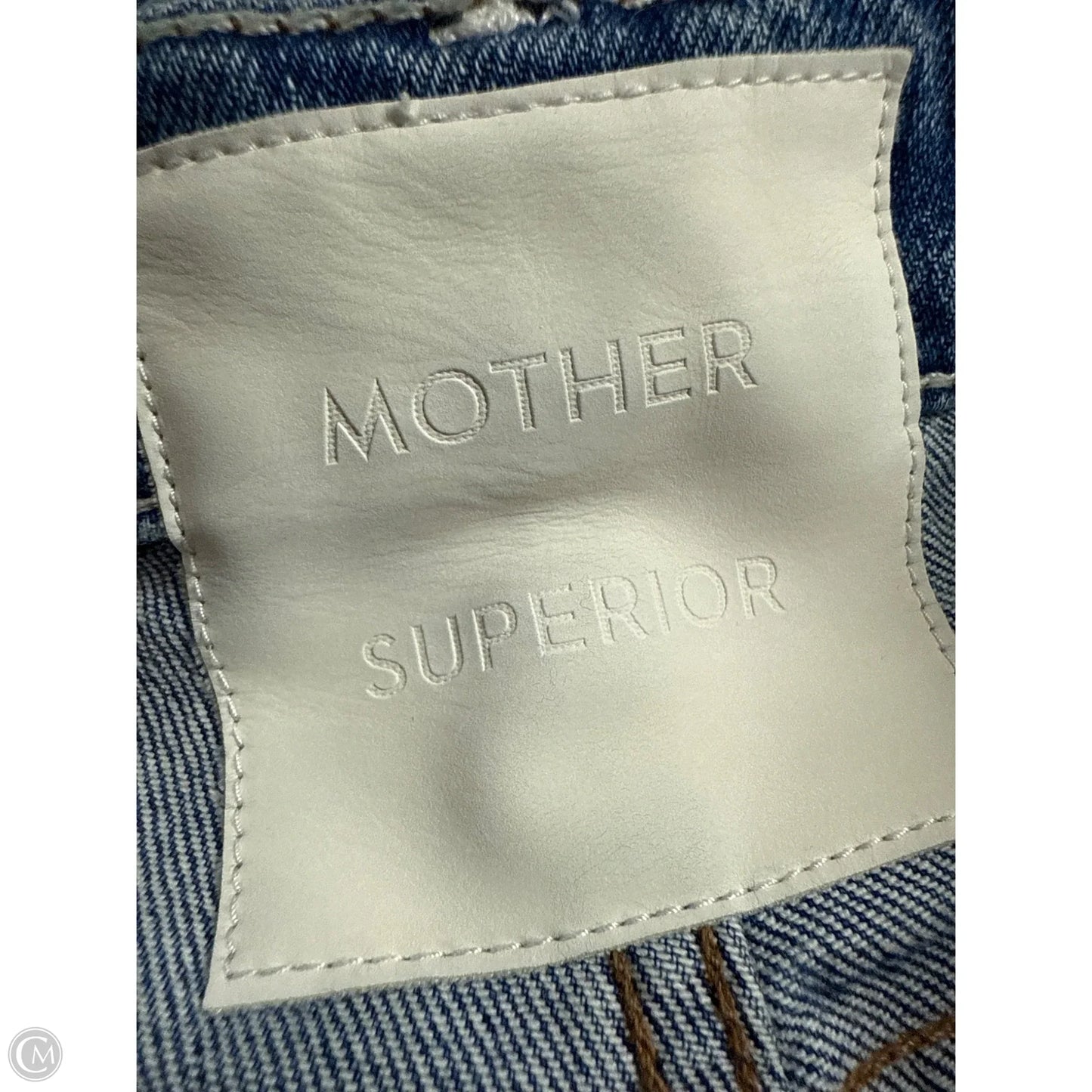 Jeans Straight By Mother In Blue Denim, Size: 2