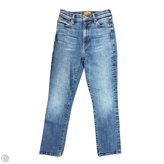 Jeans Straight By Mother In Blue Denim, Size: 2