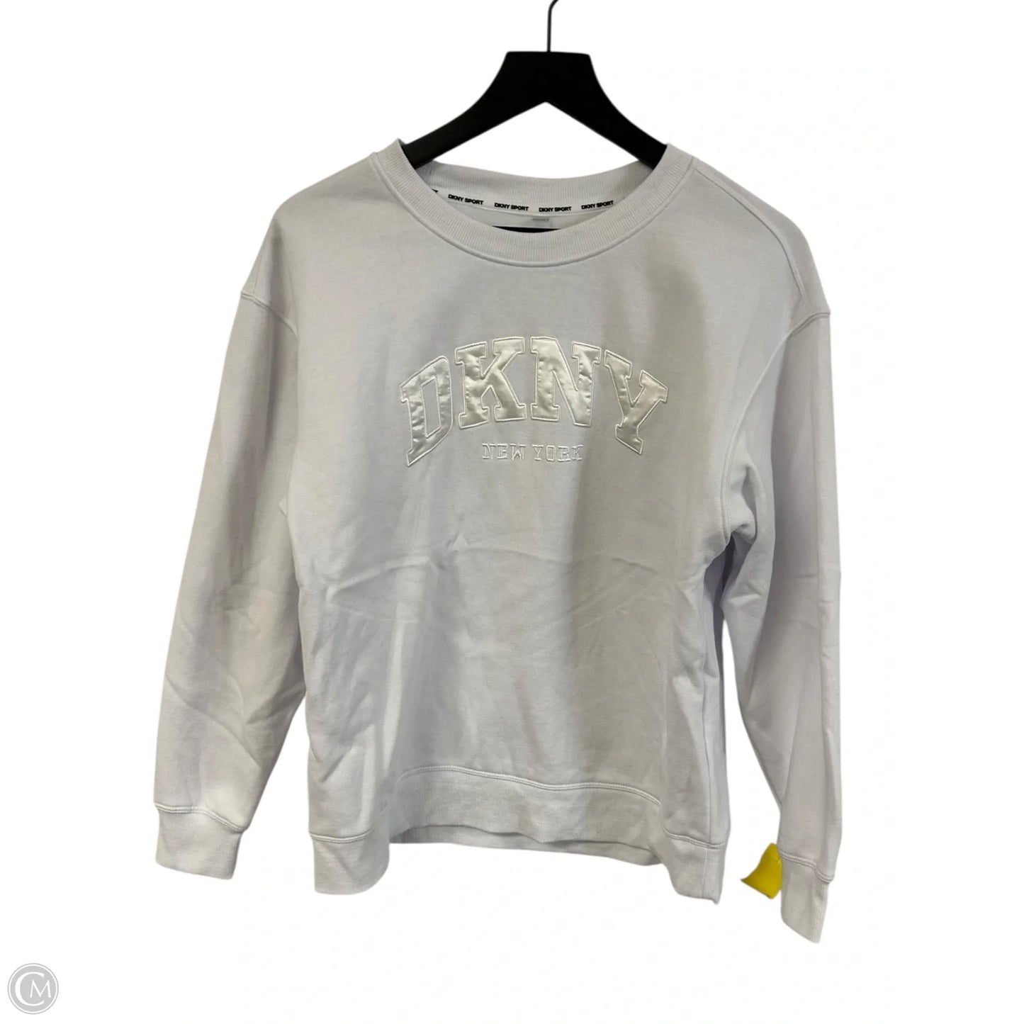 Sweatshirt Crewneck By Dkny In White, Size: S