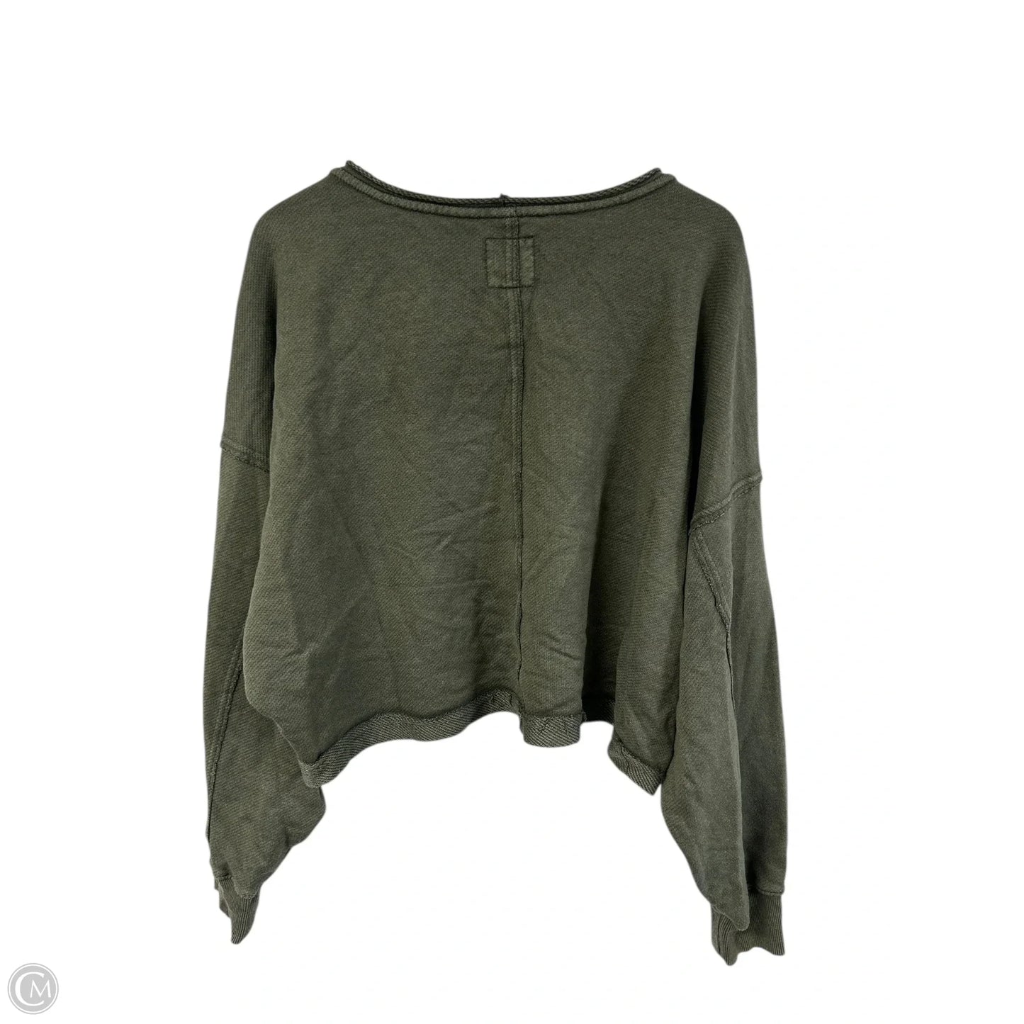 Sweatshirt Crewneck By Aerie In Green, Size: Xxl