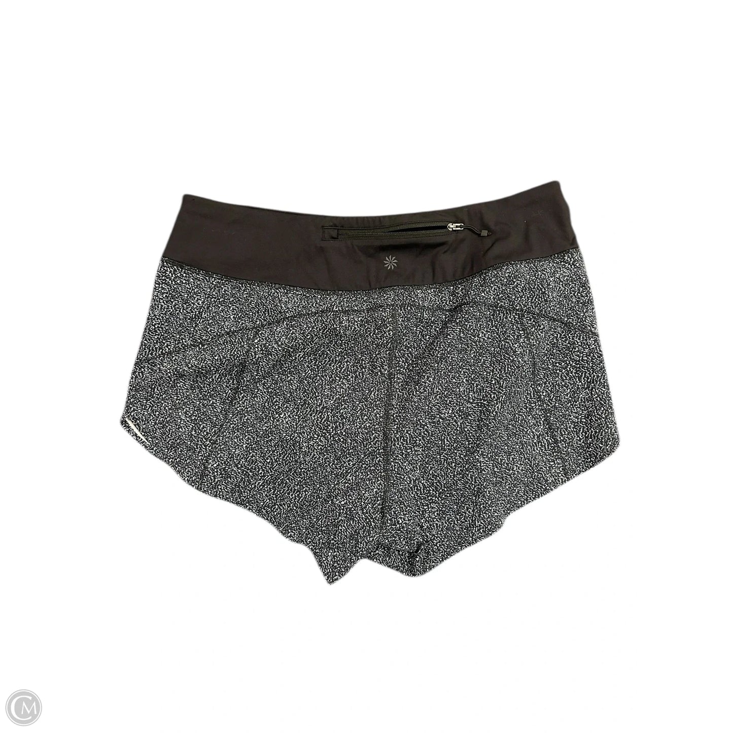 Athletic Shorts By Athleta In Black & Blue, Size: Medium