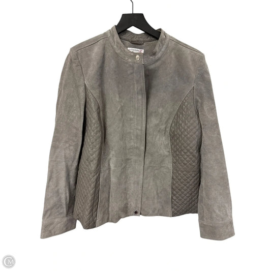 Jacket Other By Isaac Mizrahi Live Qvc In Grey, Size: 14