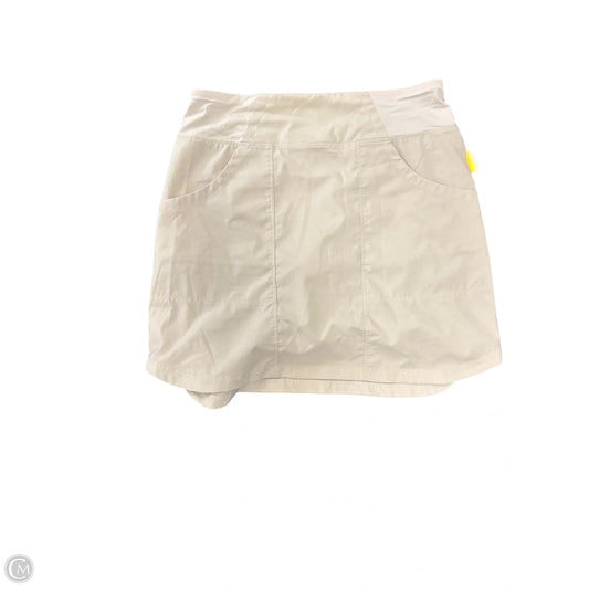 Athletic Skort By Patagonia In Tan, Size: S