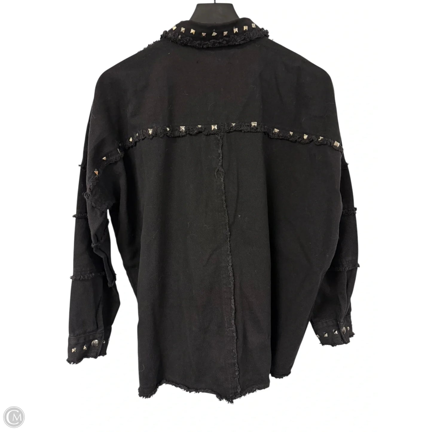 Jacket Denim By Cmc In Black Denim, Size: S