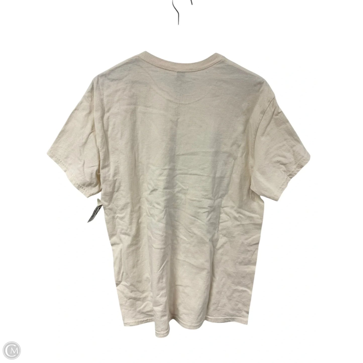 Top Short Sleeve Basic By Gildan In Ivory, Size: L