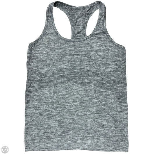 Athletic Tank Top By Lululemon In Grey, Size: 10