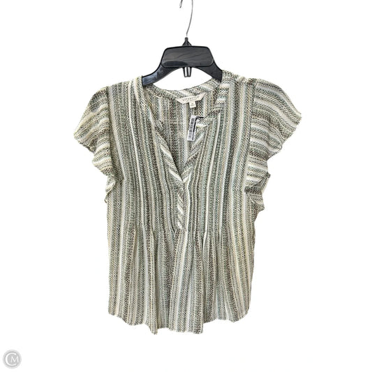 Top Short Sleeve By Liverpool In Multi-colored, Size: Xs
