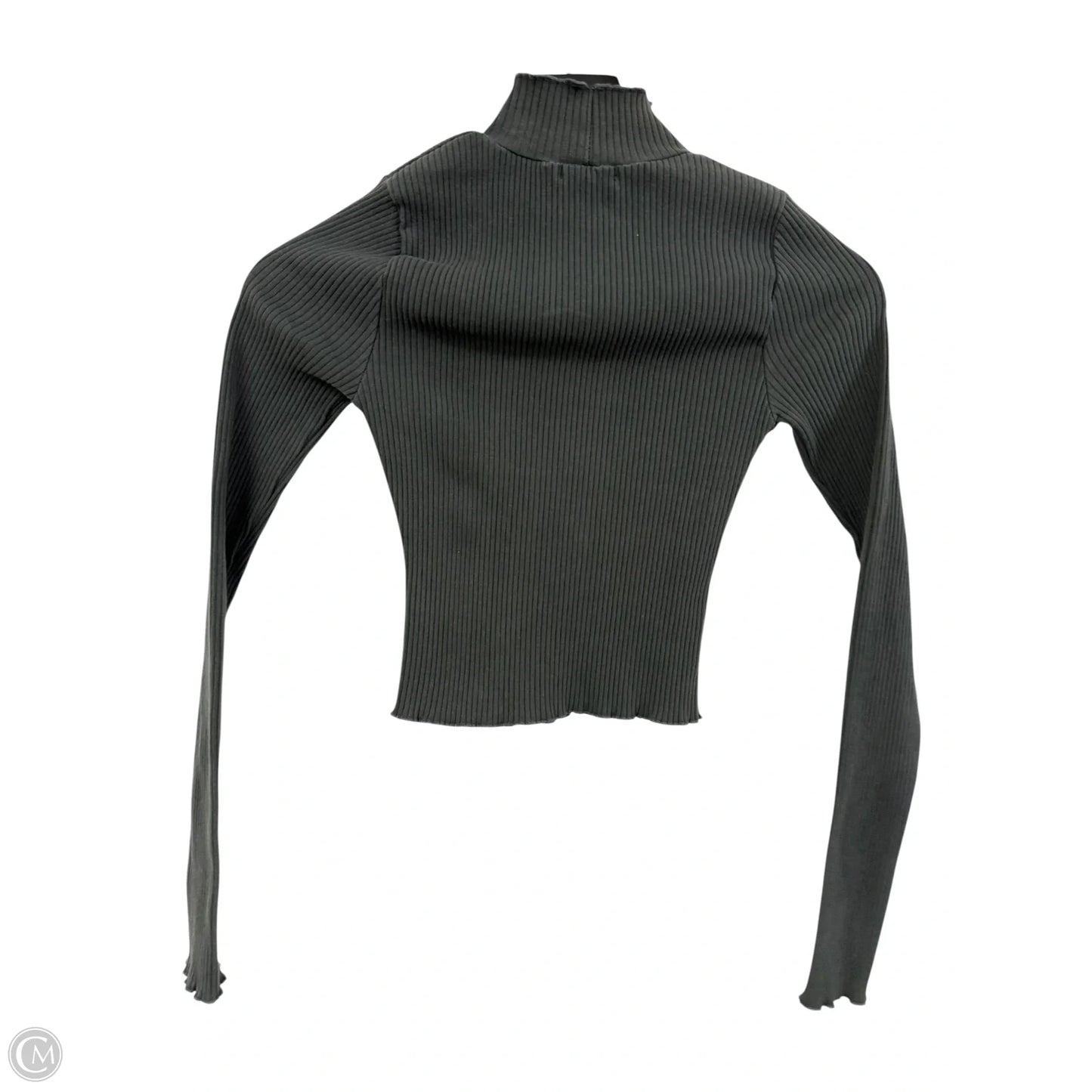 Top Long Sleeve By Good American In Green, Size: Xs