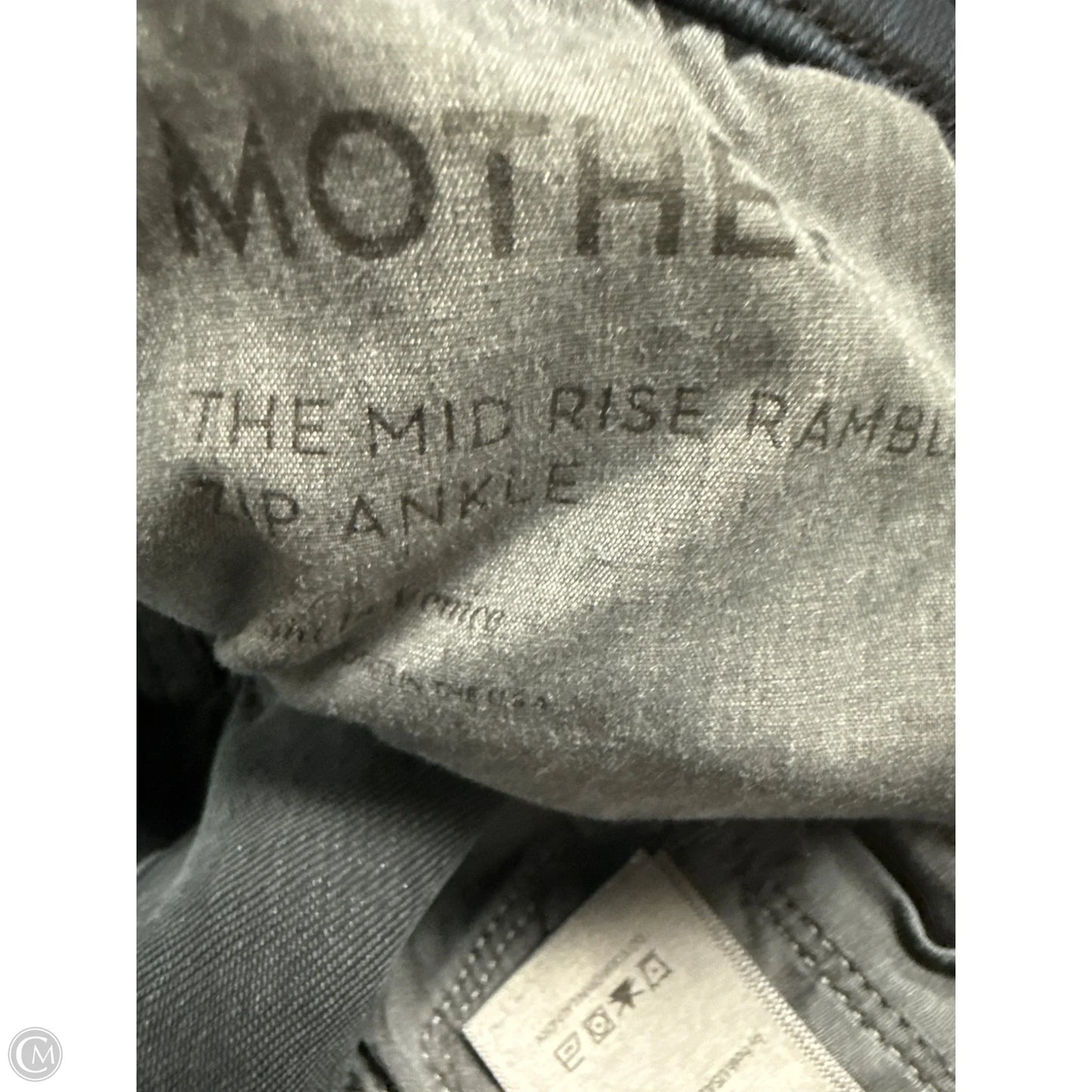 Jeans Straight By Mother In Blue Denim, Size: 2