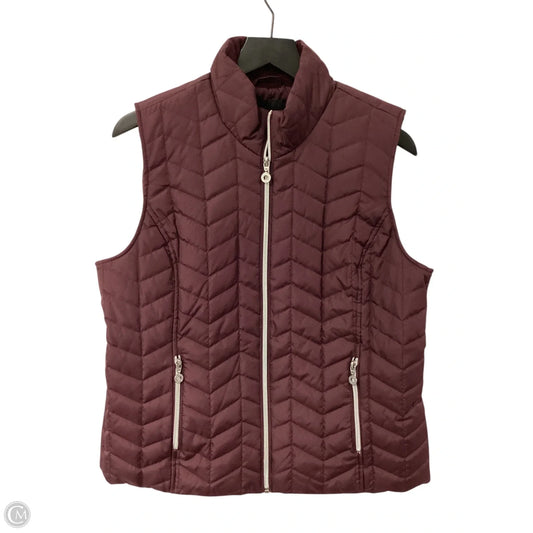 Vest Puffer & Quilted By Marc New York In Purple, Size: L