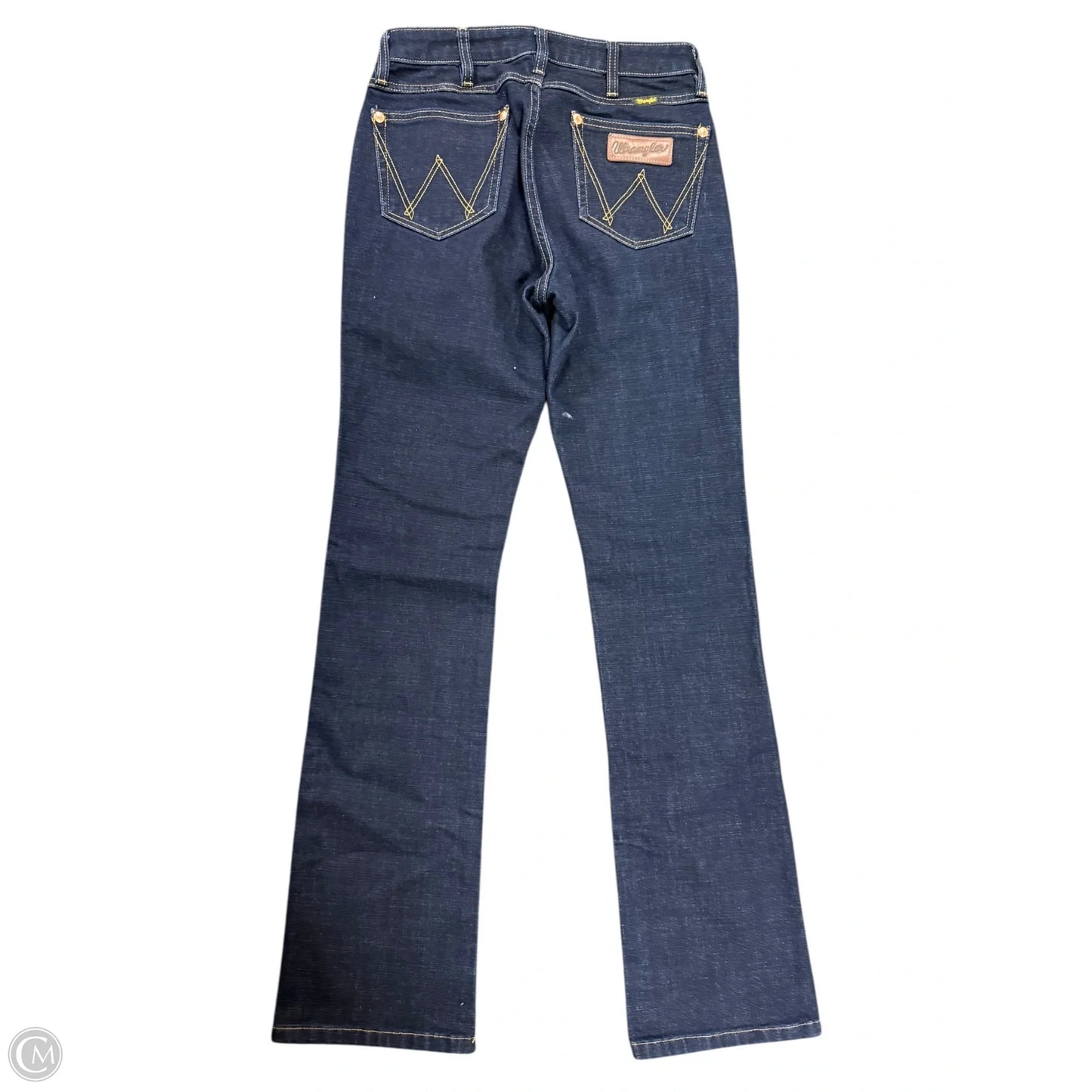 Jeans Boot Cut By Wrangler In Blue Denim, Size: 4