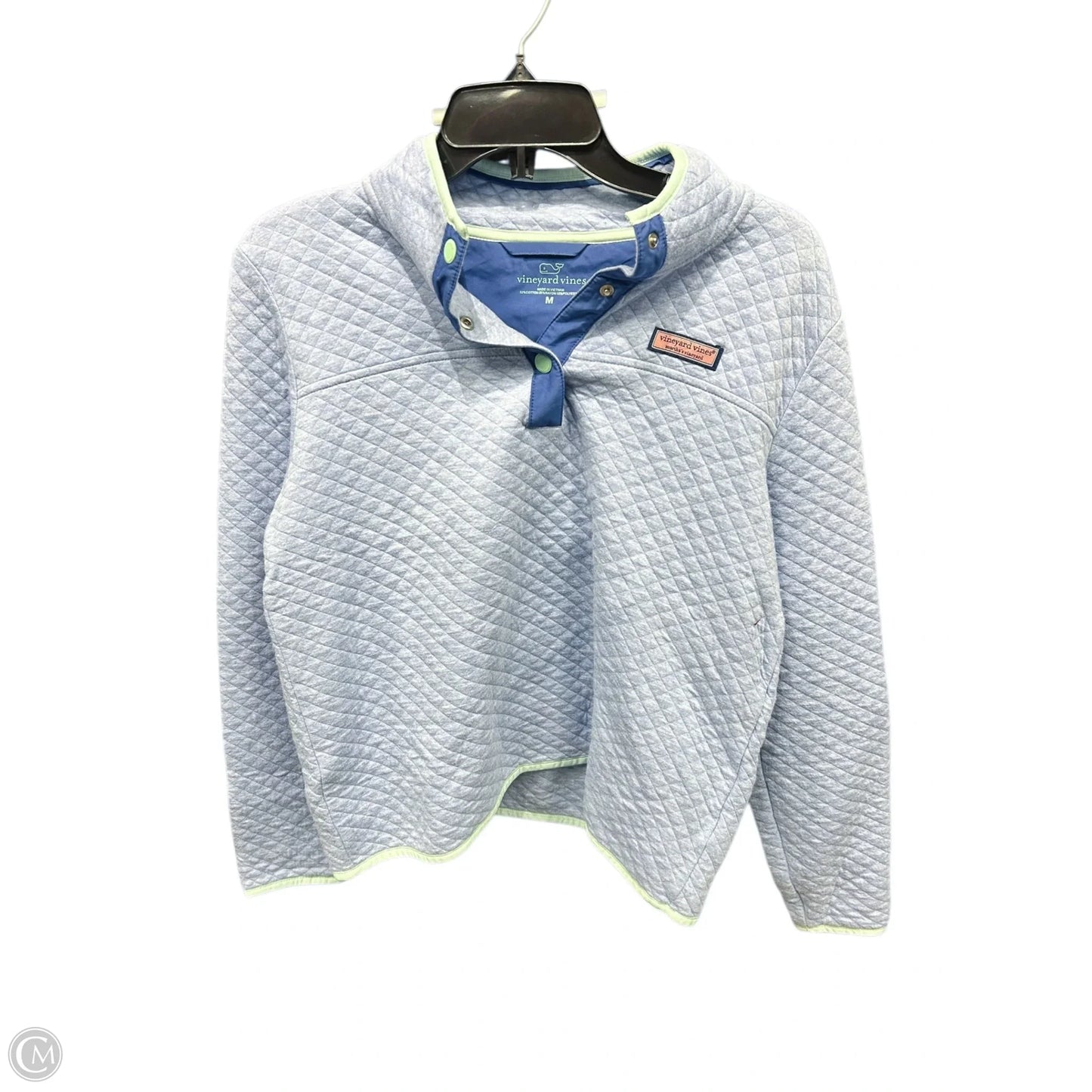 Sweatshirt Collar By Vineyard Vines In Blue, Size: M