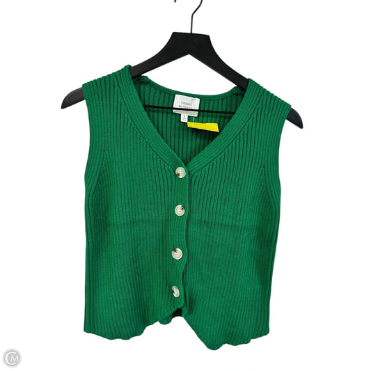 Vest Sweater By Cmc In Green, Size: S