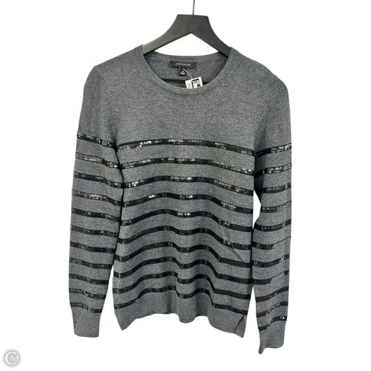 Sweater By Ann Taylor In Grey, Size: M