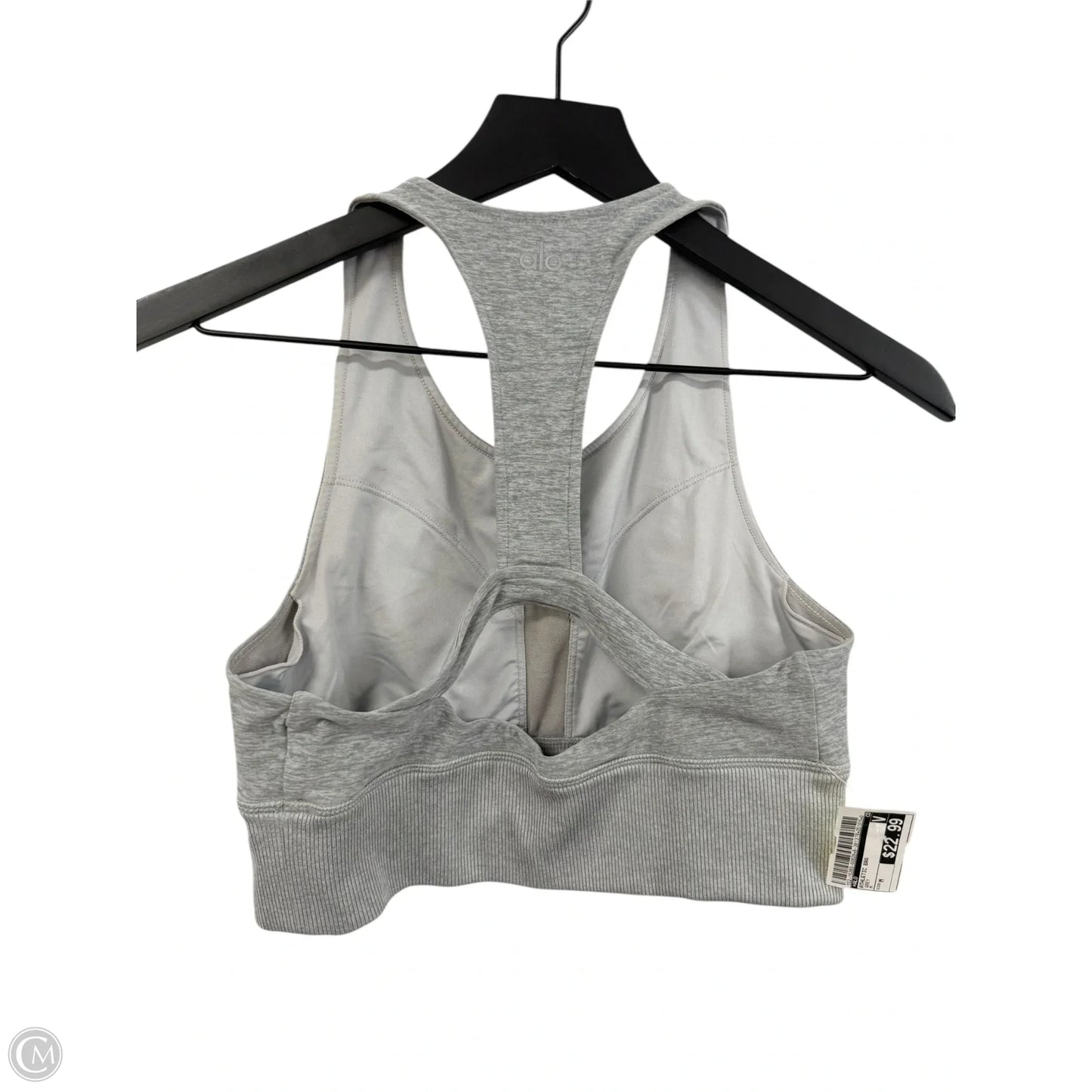 Athletic Bra By Alo In Grey, Size: M