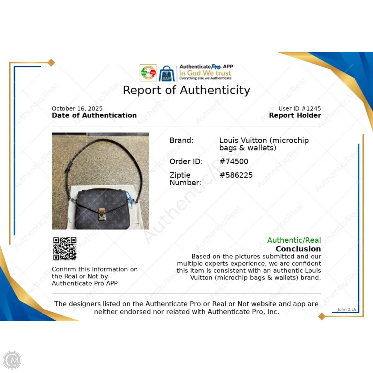 Crossbody Luxury Designer By Louis Vuitton, Size: Medium