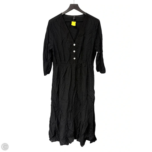 Dress Casual Midi By Shein In Black, Size: Xl