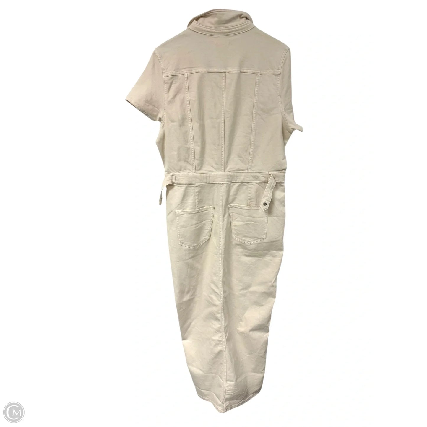 Jumpsuit By Good American In Cream Denim, Size: 1x