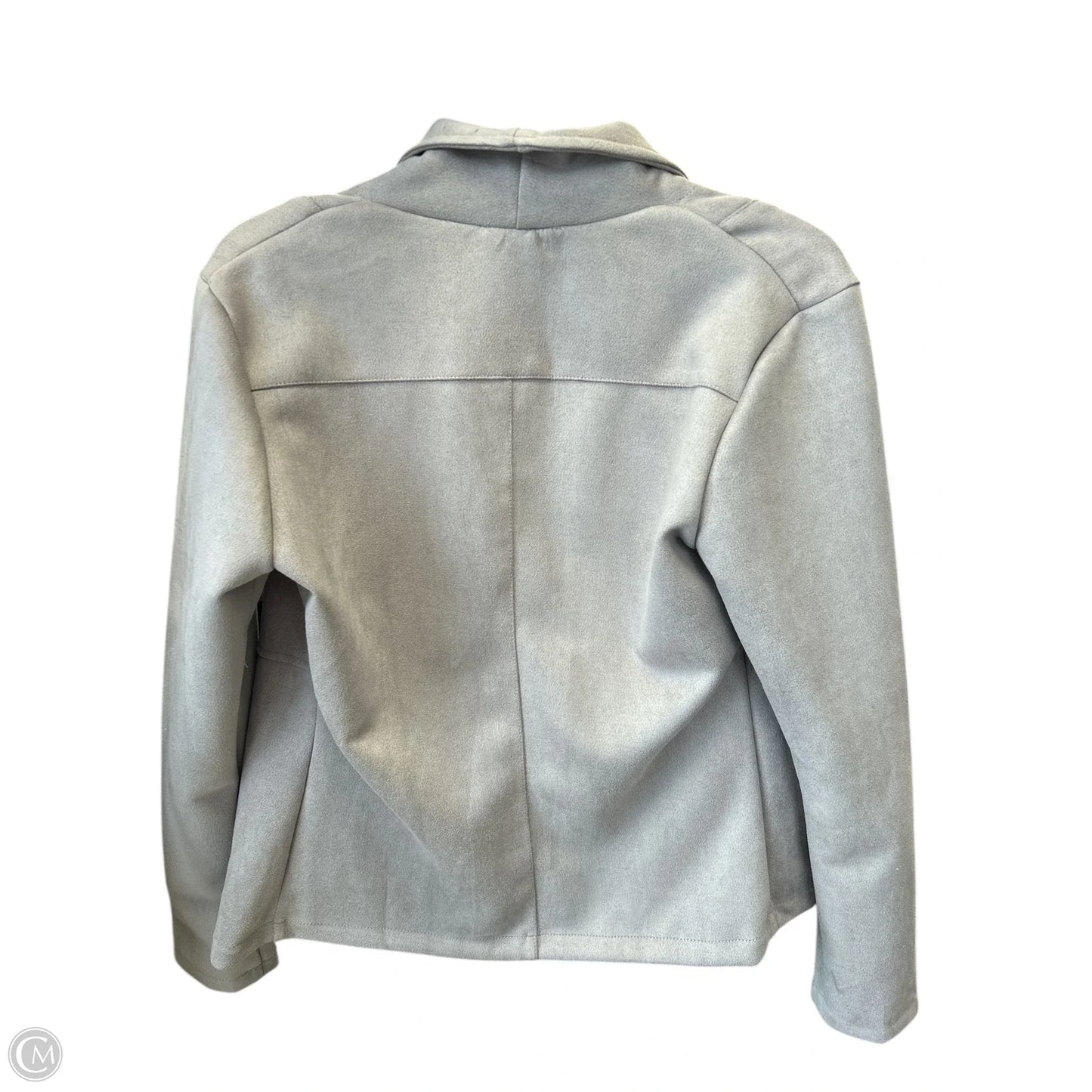 Jacket Shirt By Ninexis In Grey, Size: M