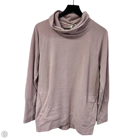 Athletic Sweatshirt Collar By Rbx In Pink, Size: M